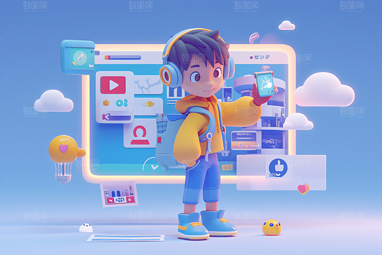 科技少年3D电子模型