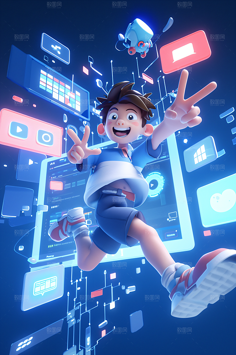 科技少年C4DAPP模型