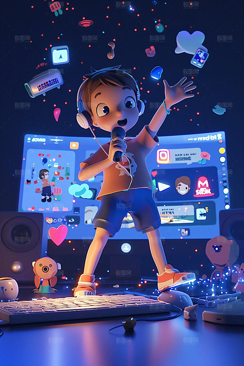 科技少年科幻APP模型