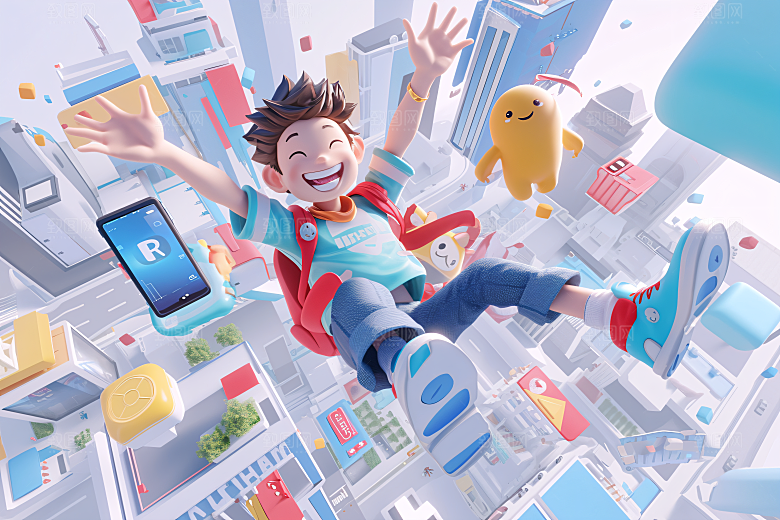 科技少年立体3D模型
