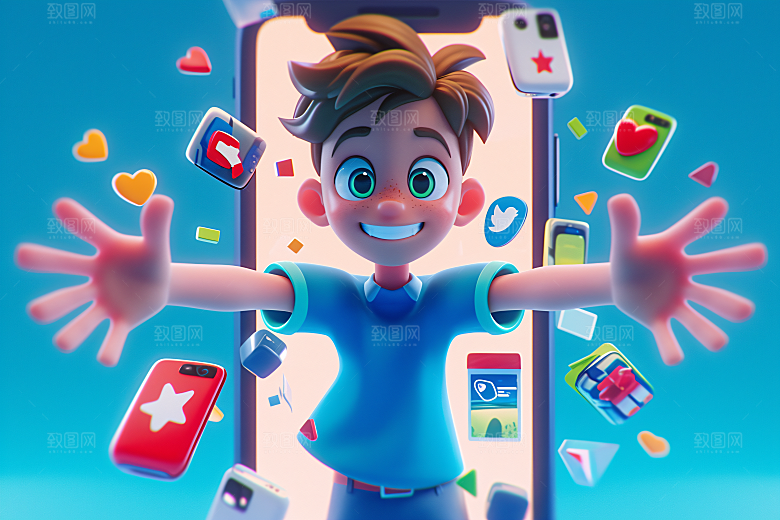科技少年C4D3D模型