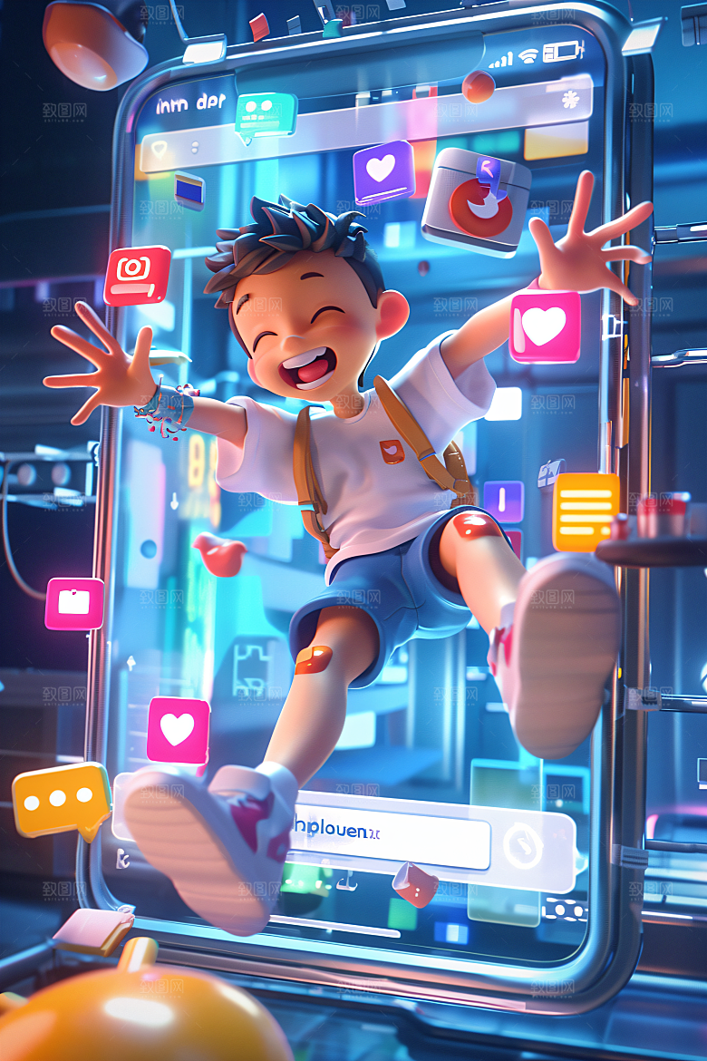 科技少年科幻APP模型