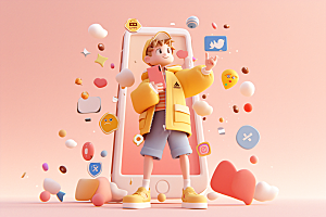 科技少年数码C4D模型