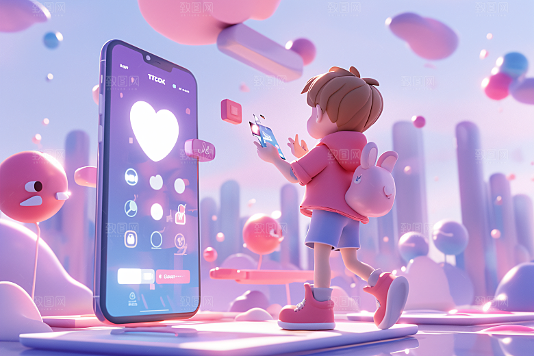 科技少年3D人物模型