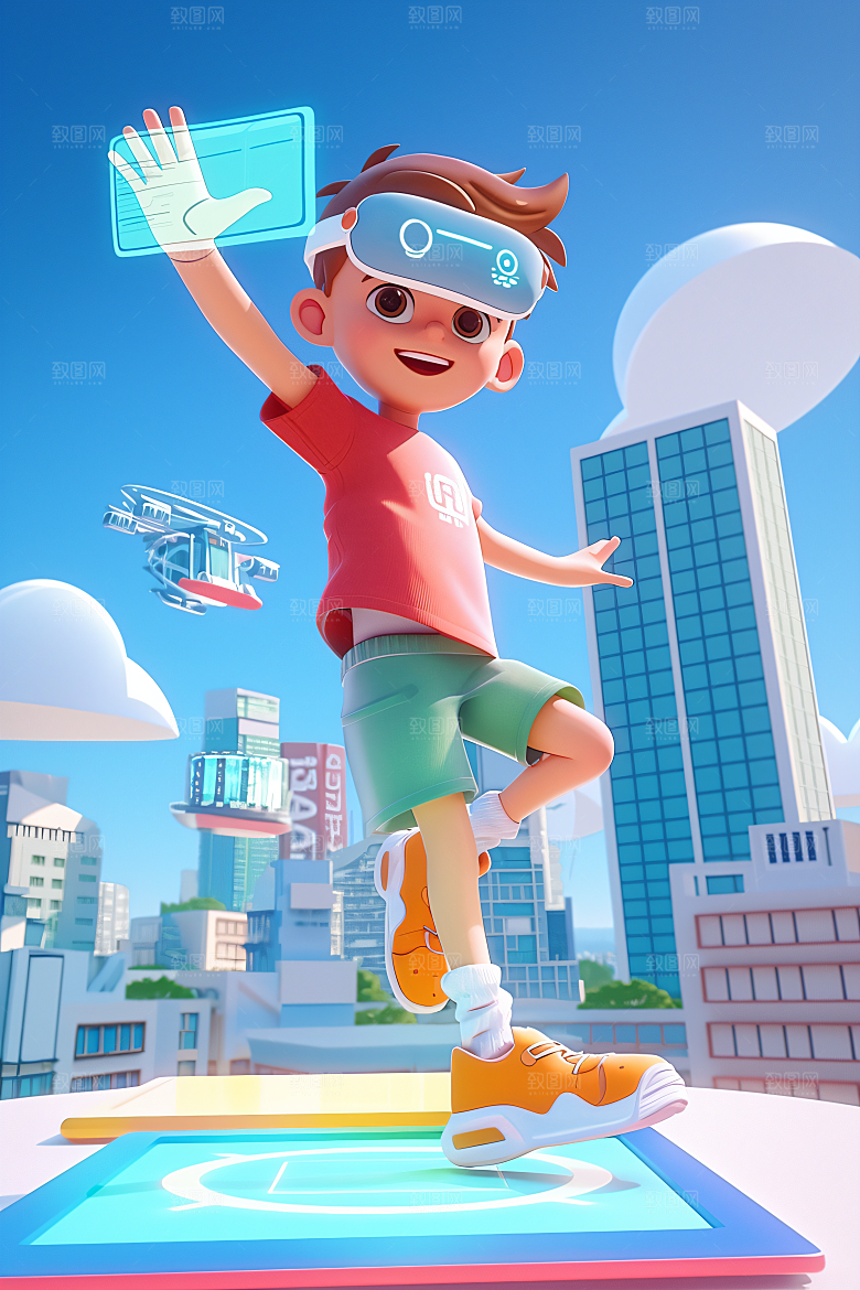 科技少年APP立体模型