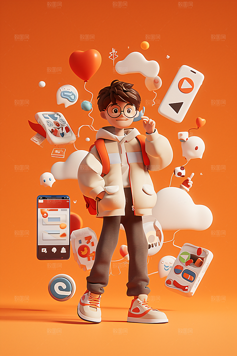 科技少年3DAPP模型