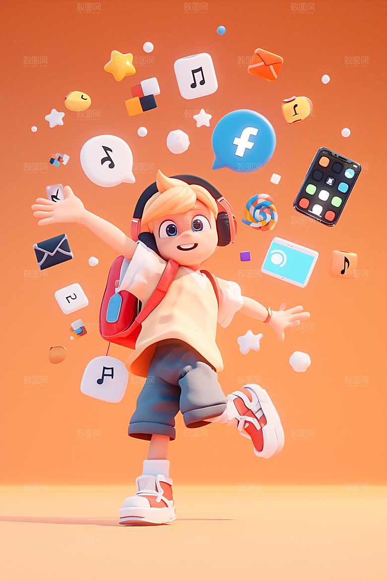 科技少年数字高清模型