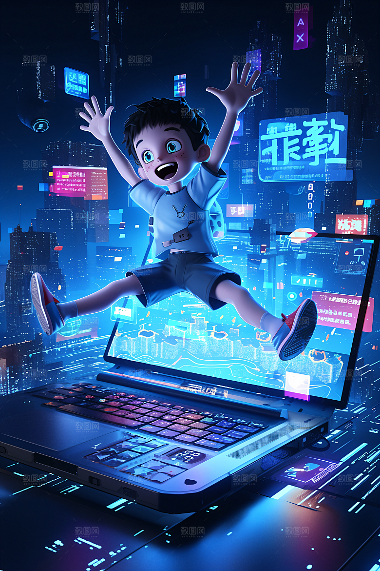 科技少年数字未来模型