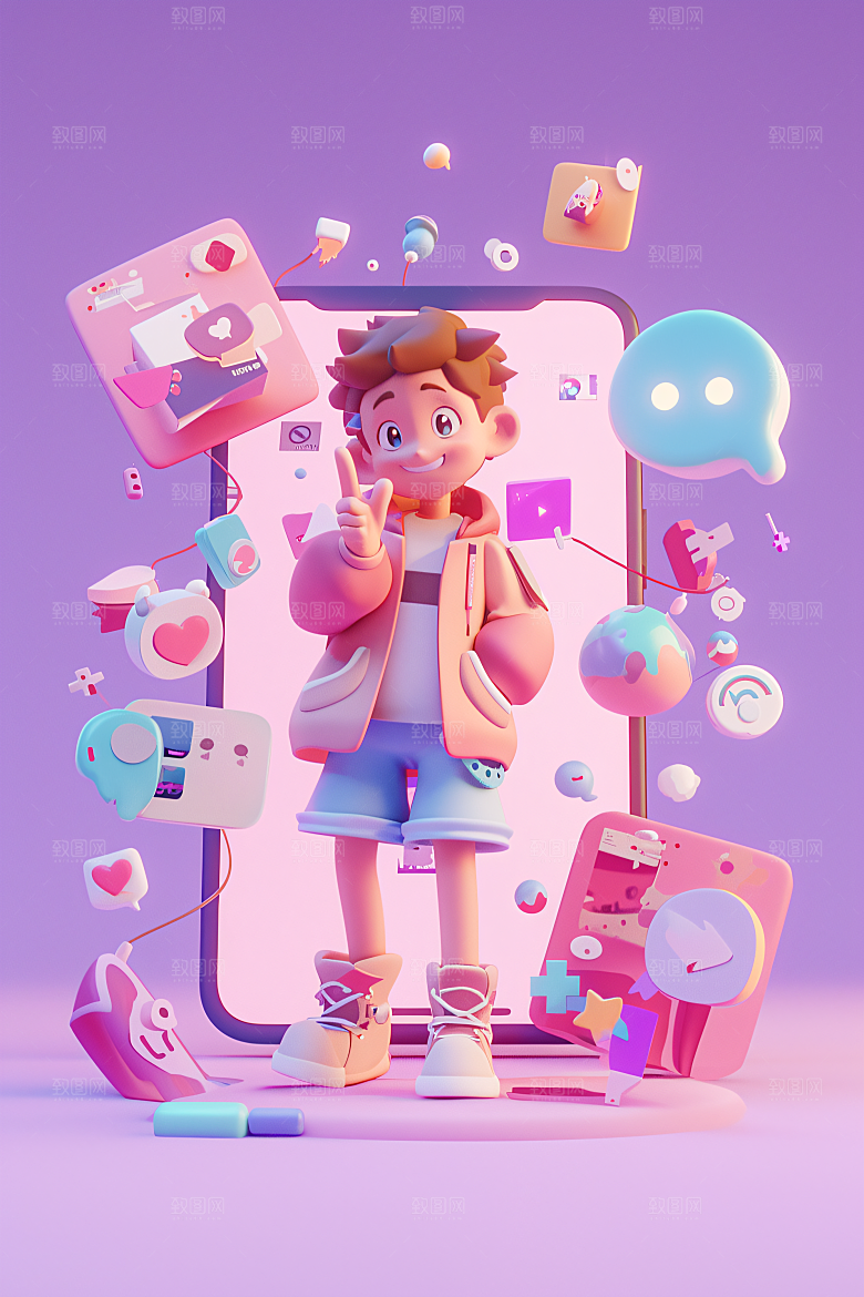 科技少年未来科幻模型