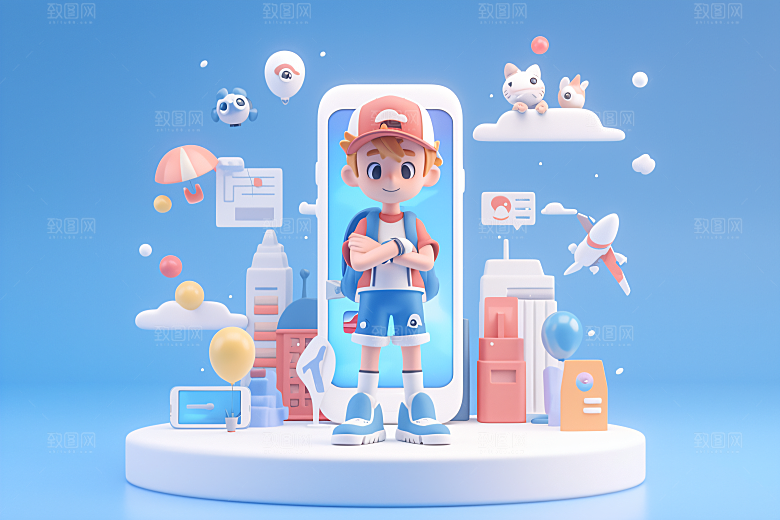 科技少年3DC4D模型