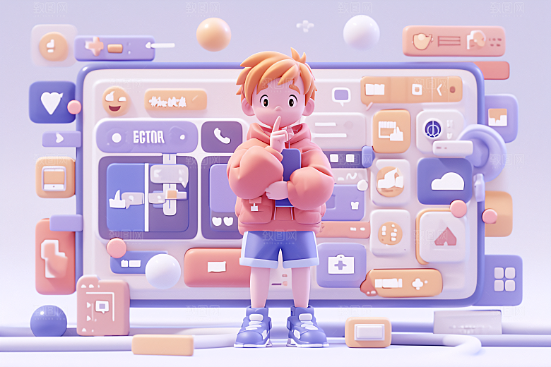 科技少年APP人物模型