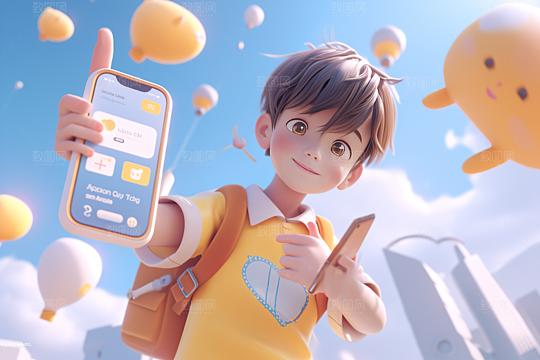 科技少年未来科技感模型