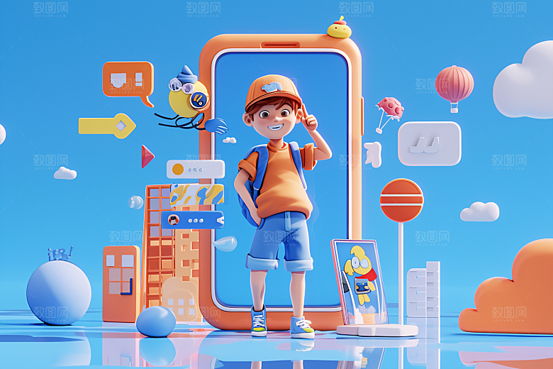 科技少年C4DAPP模型