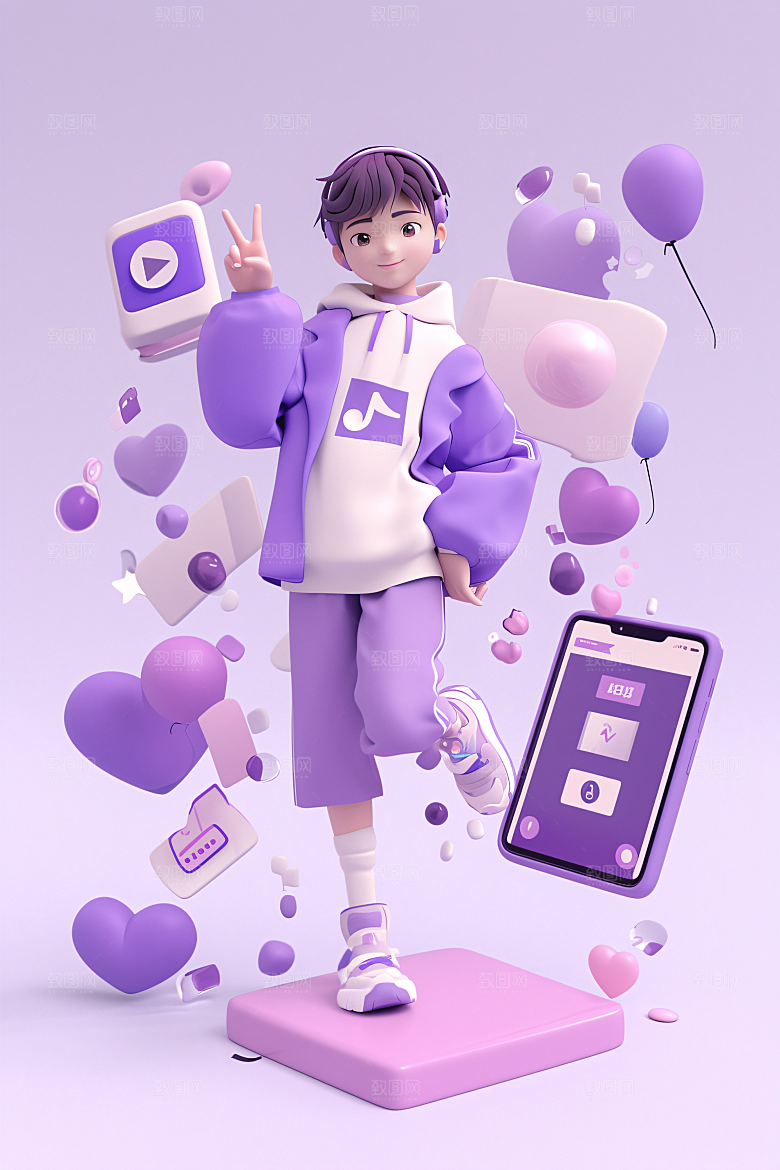 科技少年高清APP模型