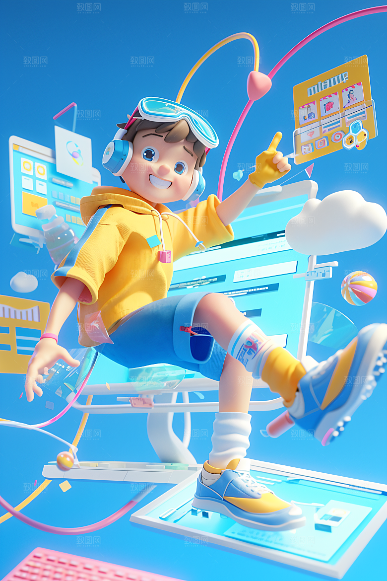 科技少年APP电子模型