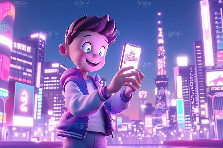 科技少年高清数字模型