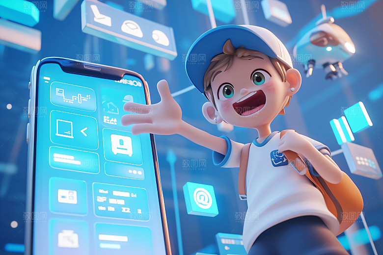 科技少年电子高清模型