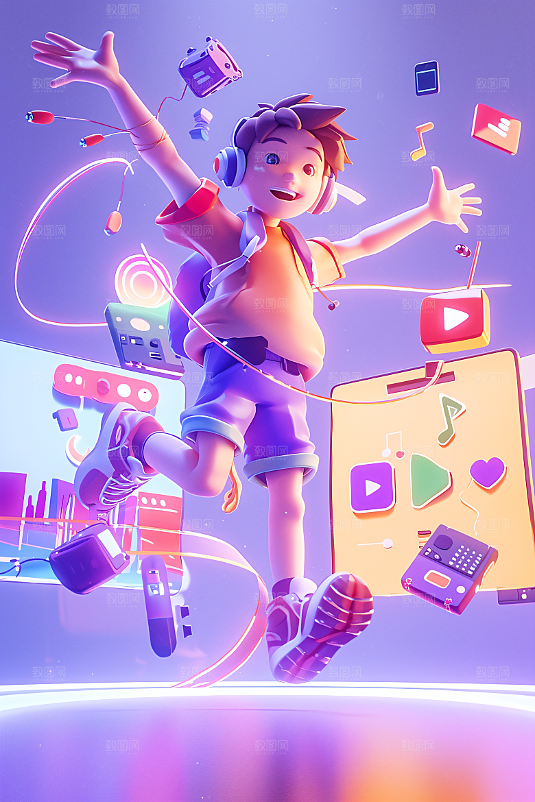 科技少年未来高清模型