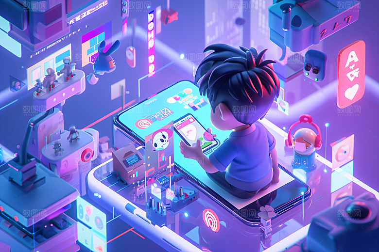 科技少年APP人物模型