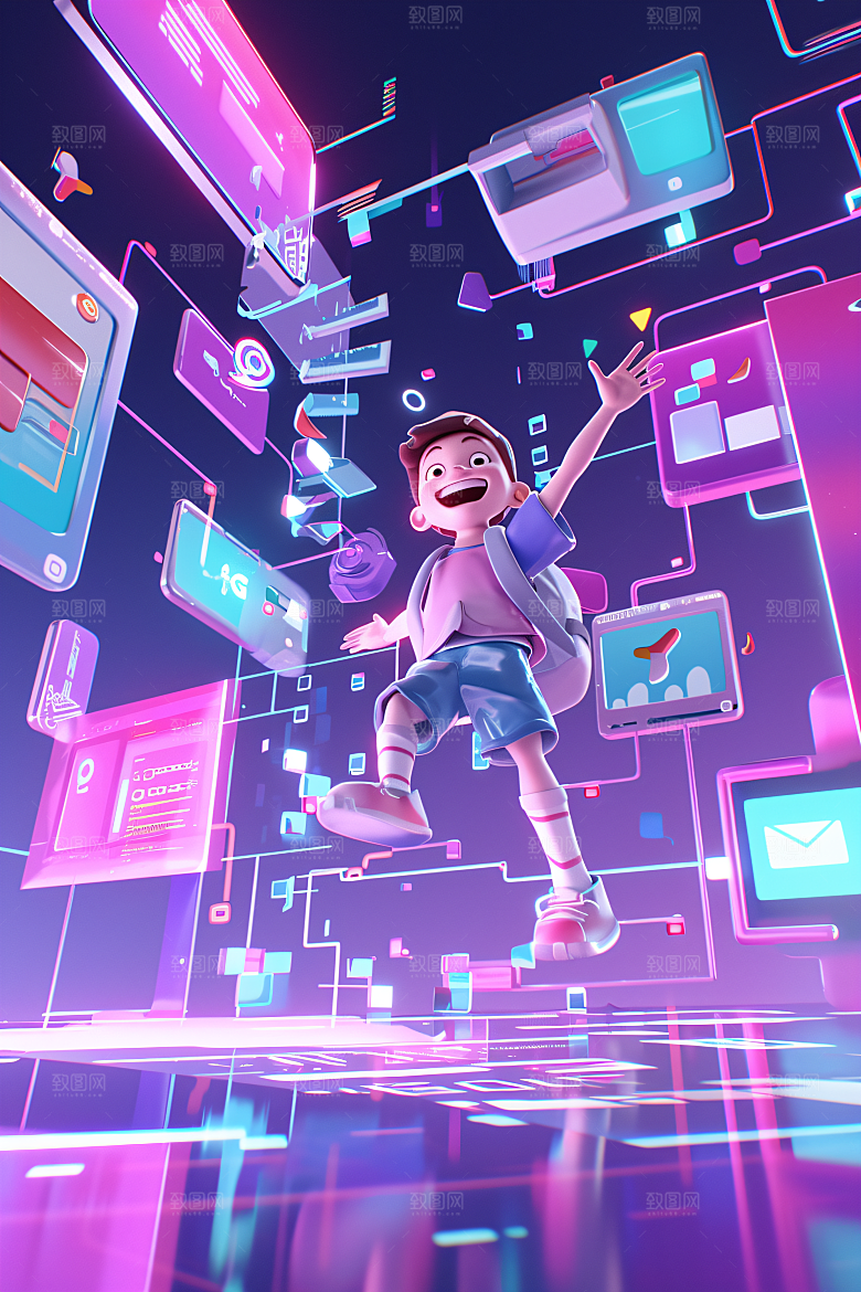 科技少年数码电子模型