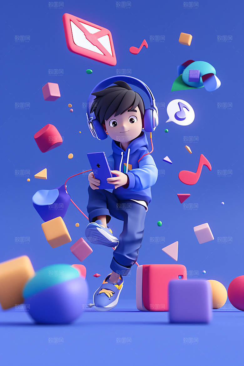 科技少年电子未来模型