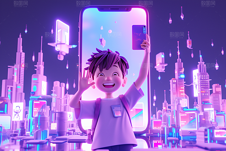 科技少年未来立体模型