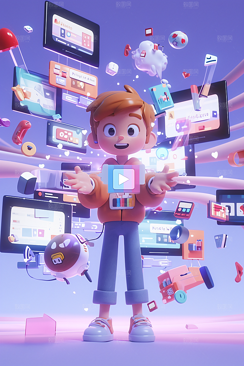 科技少年电子未来模型