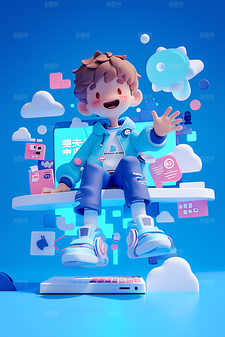 科技少年3D电子模型