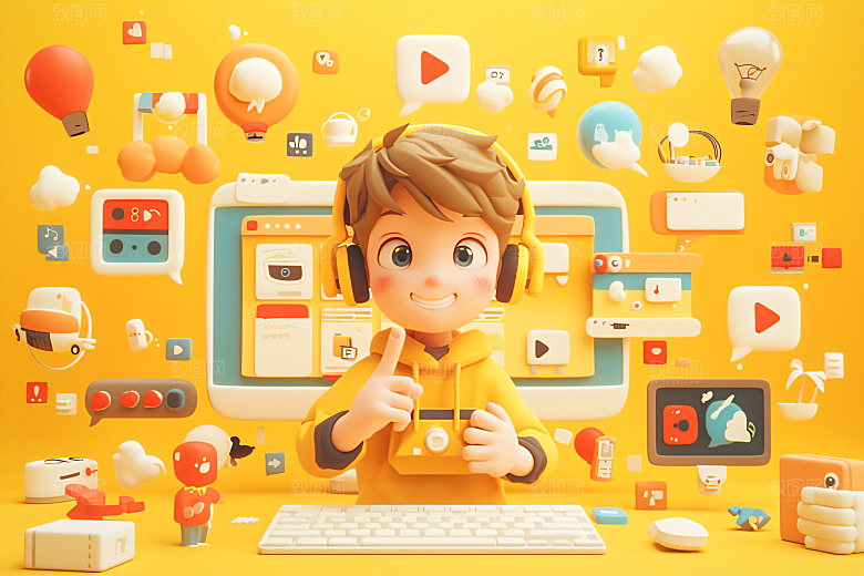 科技少年APP人物模型