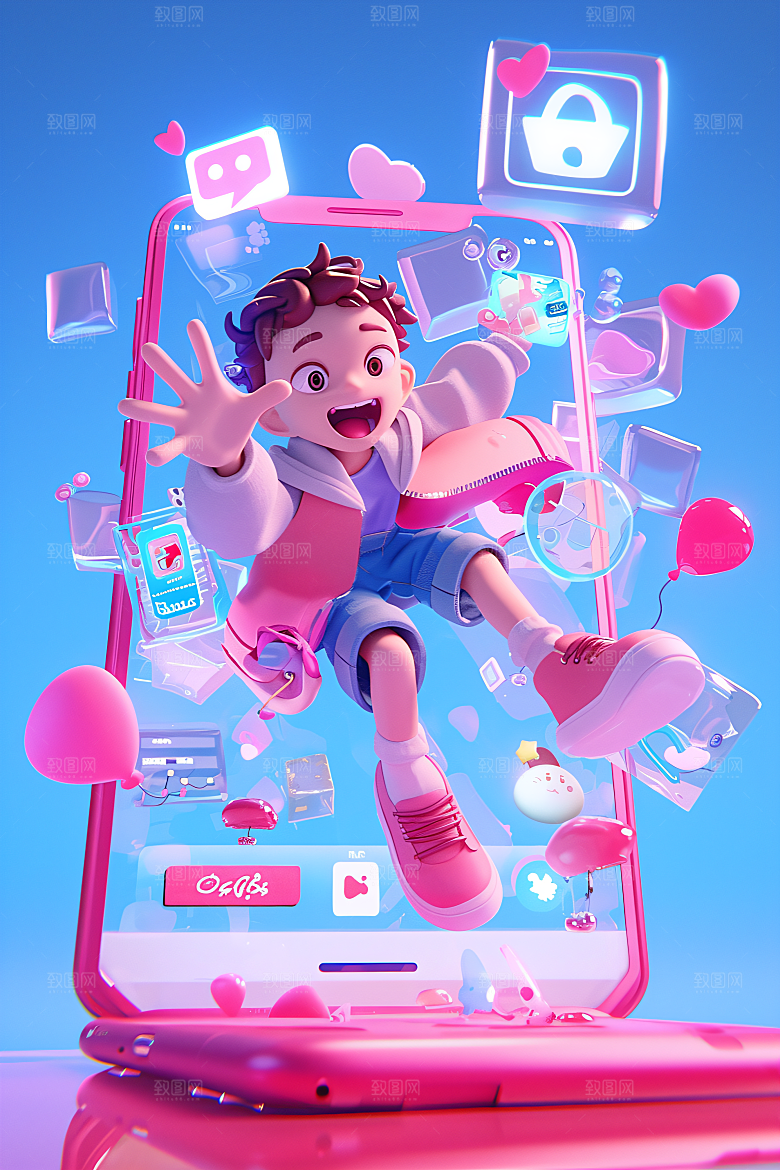 科技少年数码C4D模型