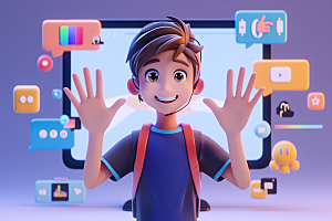 科技少年电子高清模型