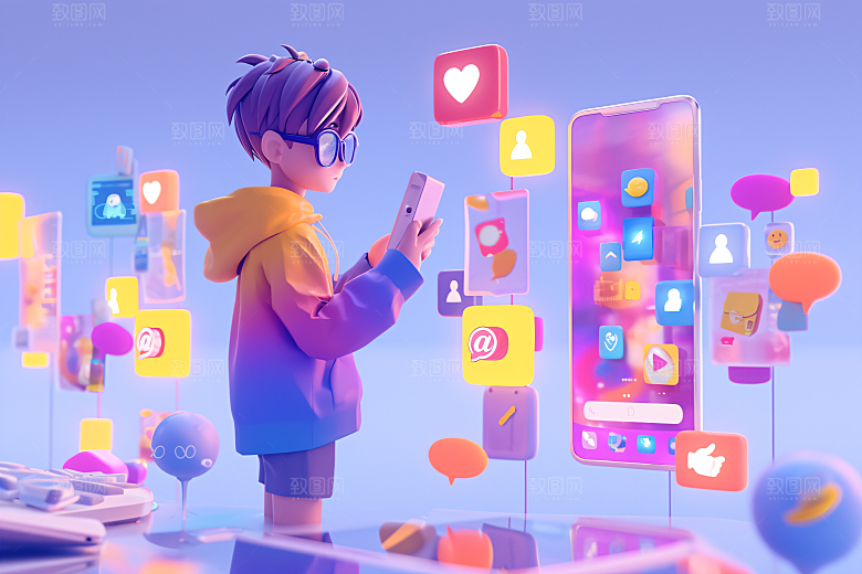 科技少年3D科幻模型