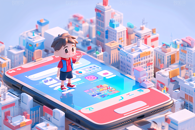 科技少年3D数码模型