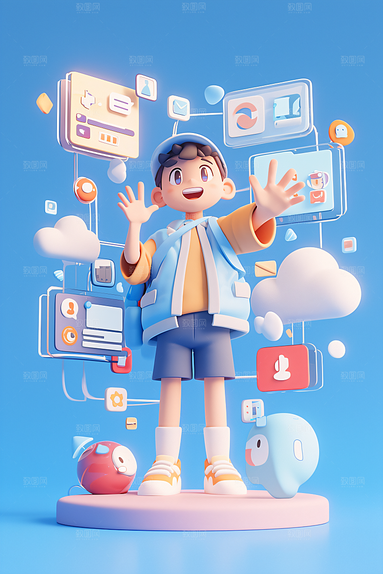 科技少年3DC4D模型