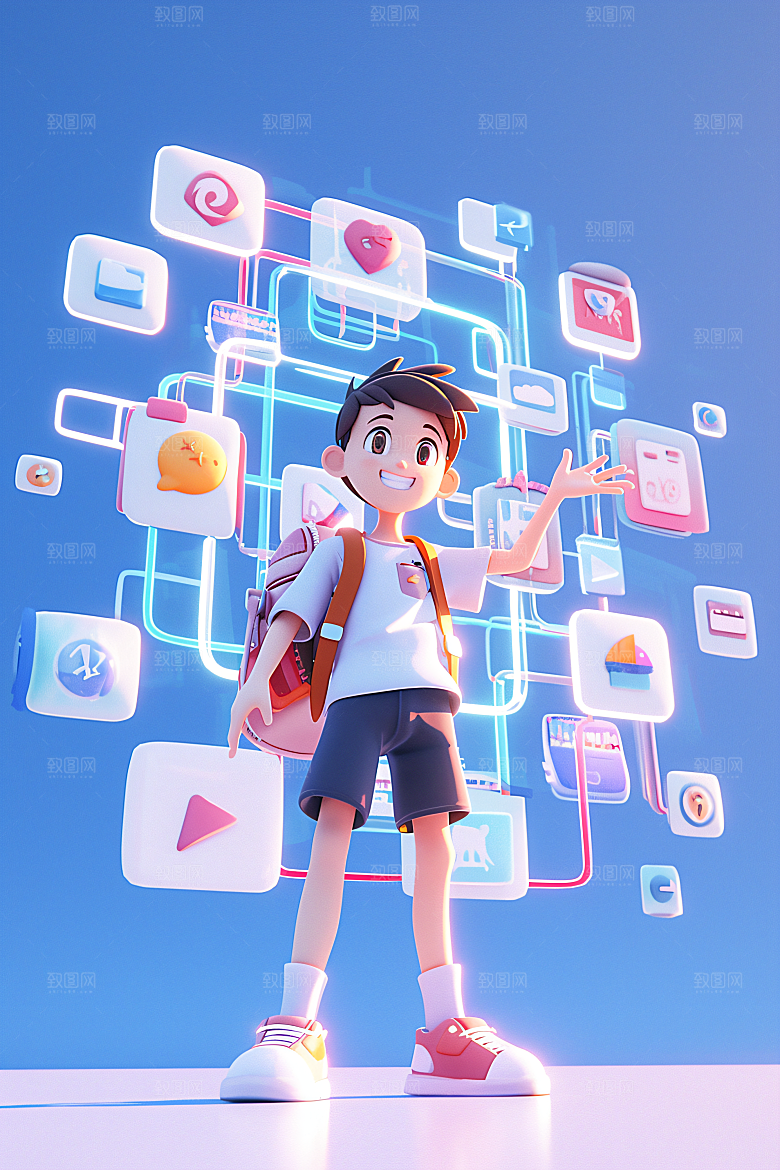 科技少年未来高清模型