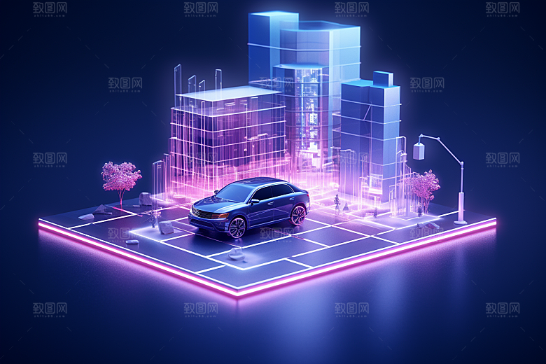 未来光绘汽车车辆高清素材