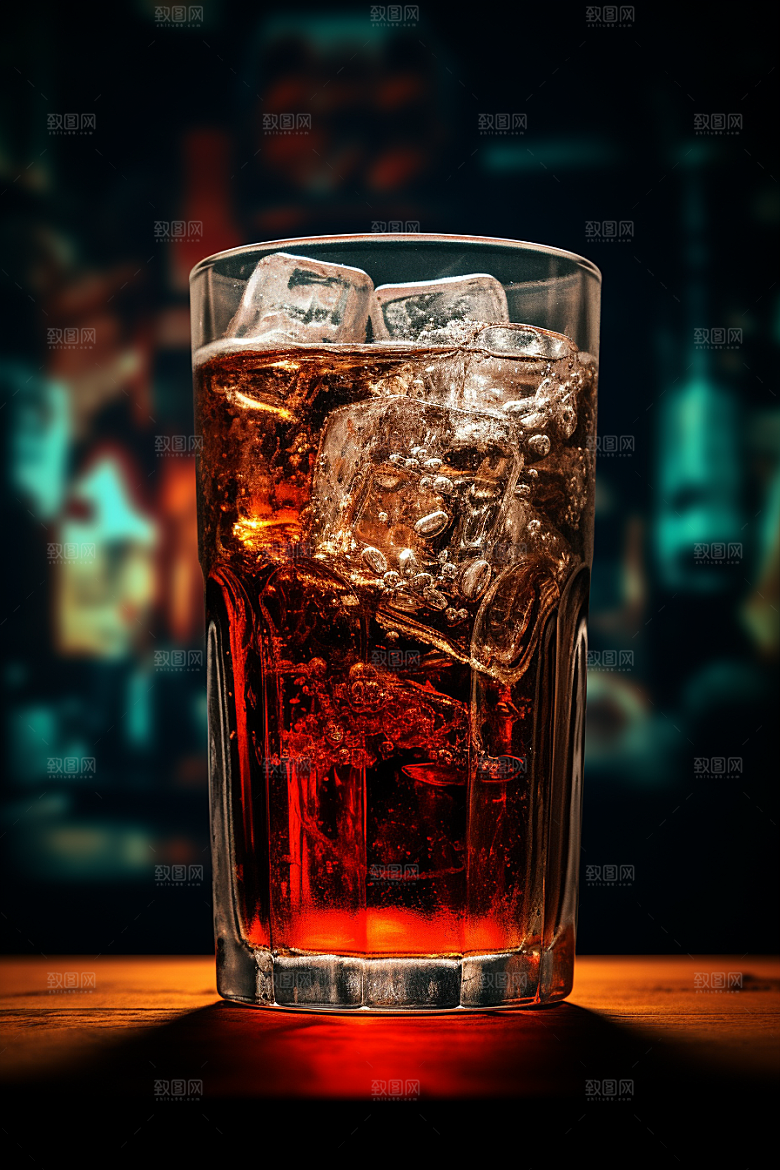 可乐碳酸饮料高清摄影图