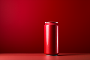可乐饮品红色摄影图