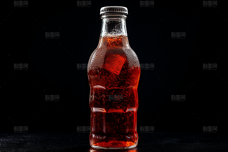 可乐碳酸饮料红色摄影图