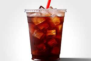 可乐碳酸饮料红色摄影图