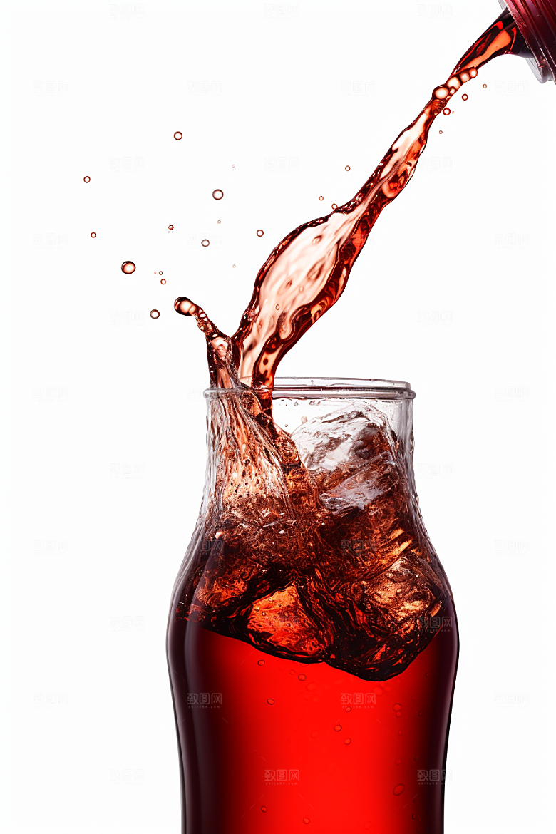 可乐卡路里碳酸饮料摄影图