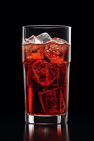 可乐红色饮料摄影图