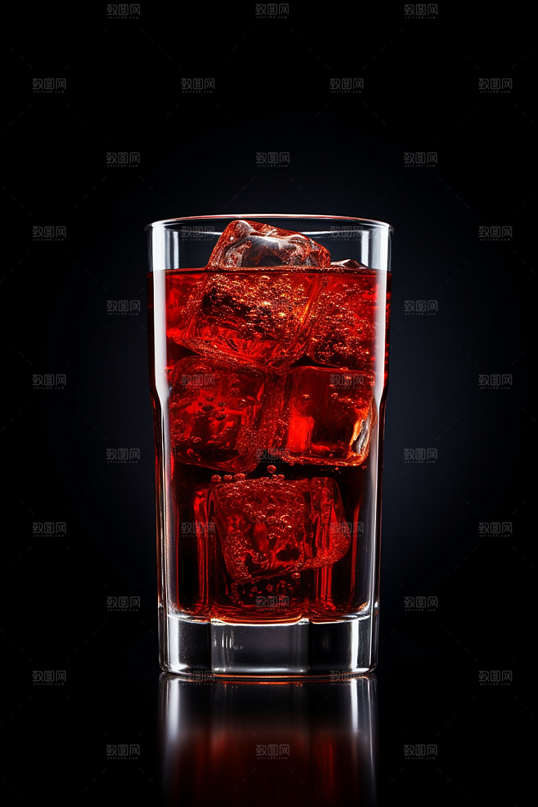 可乐气泡水碳酸饮料摄影图