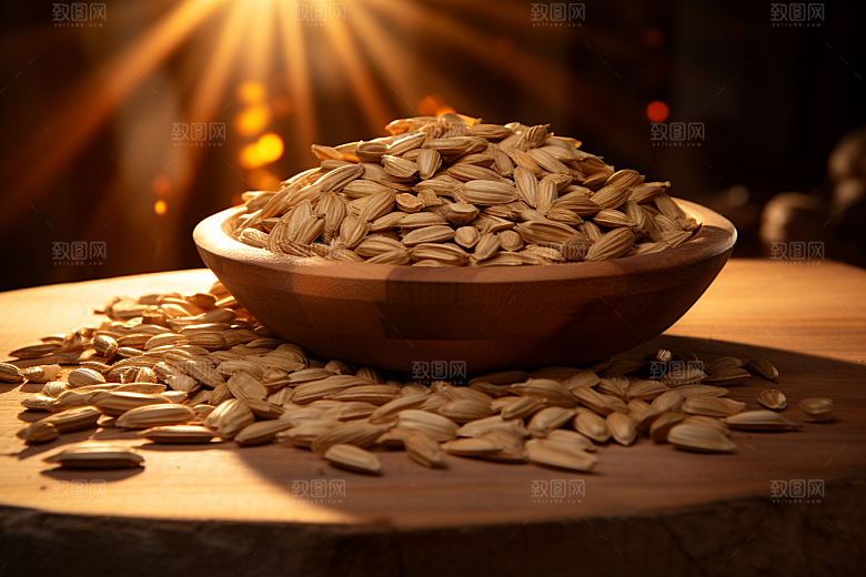 葵花籽炒瓜子零食摄影图