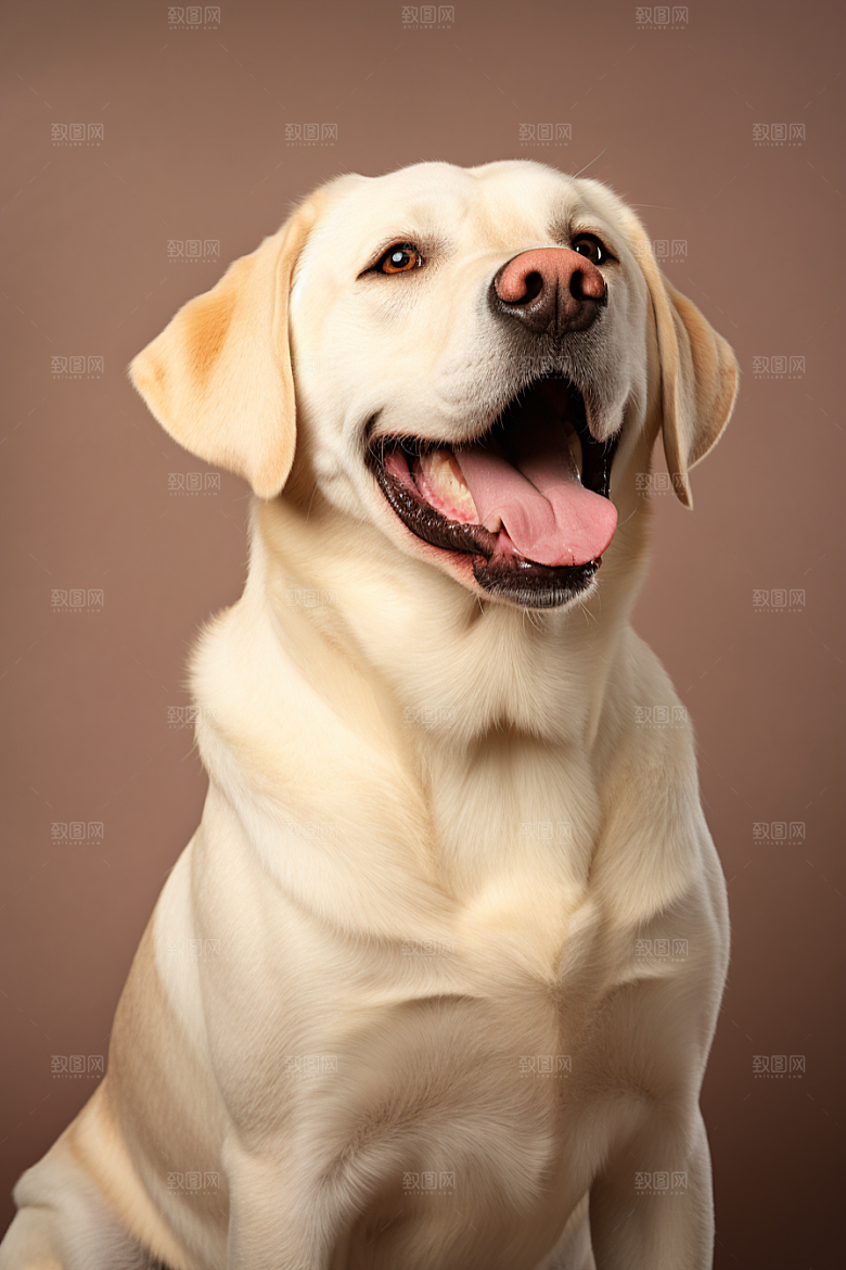 拉布拉多动物导盲犬摄影图