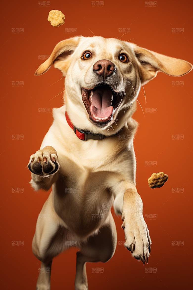 拉布拉多导盲犬高清摄影图