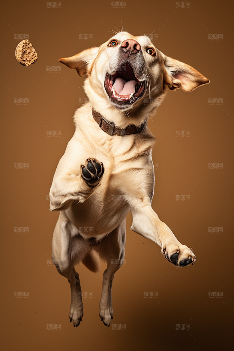 拉布拉多导盲犬品种狗摄影图