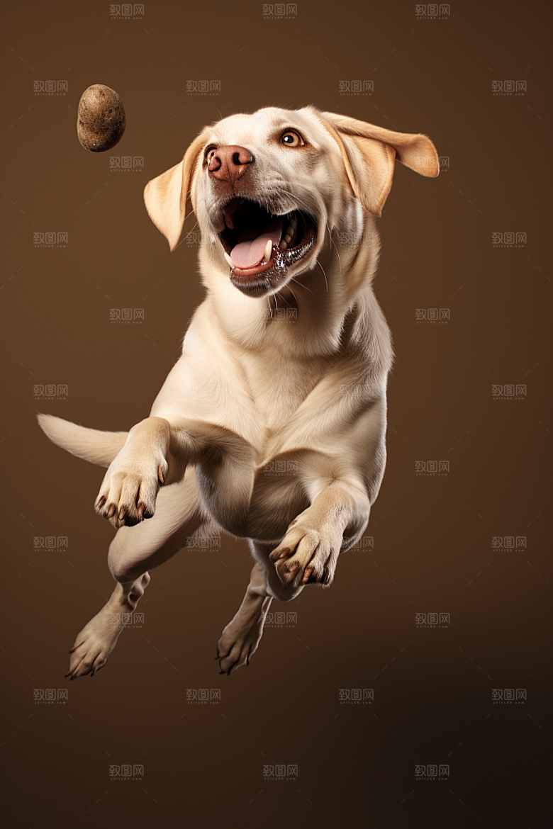 拉布拉多高清导盲犬摄影图