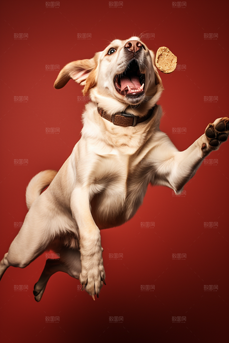 拉布拉多宠物导盲犬摄影图