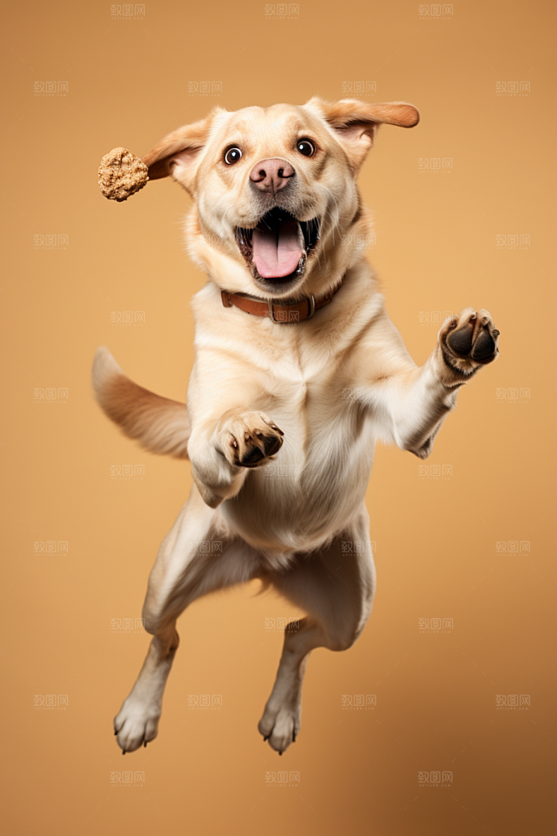 拉布拉多形象导盲犬摄影图
